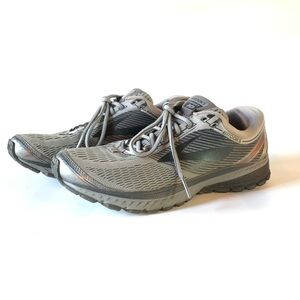 Brooks Gray Men's Ghost 10 Sneakers